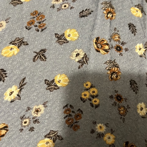 Retro 70’s Tie Front Long Sleeve Dress - Picture 3 of 3